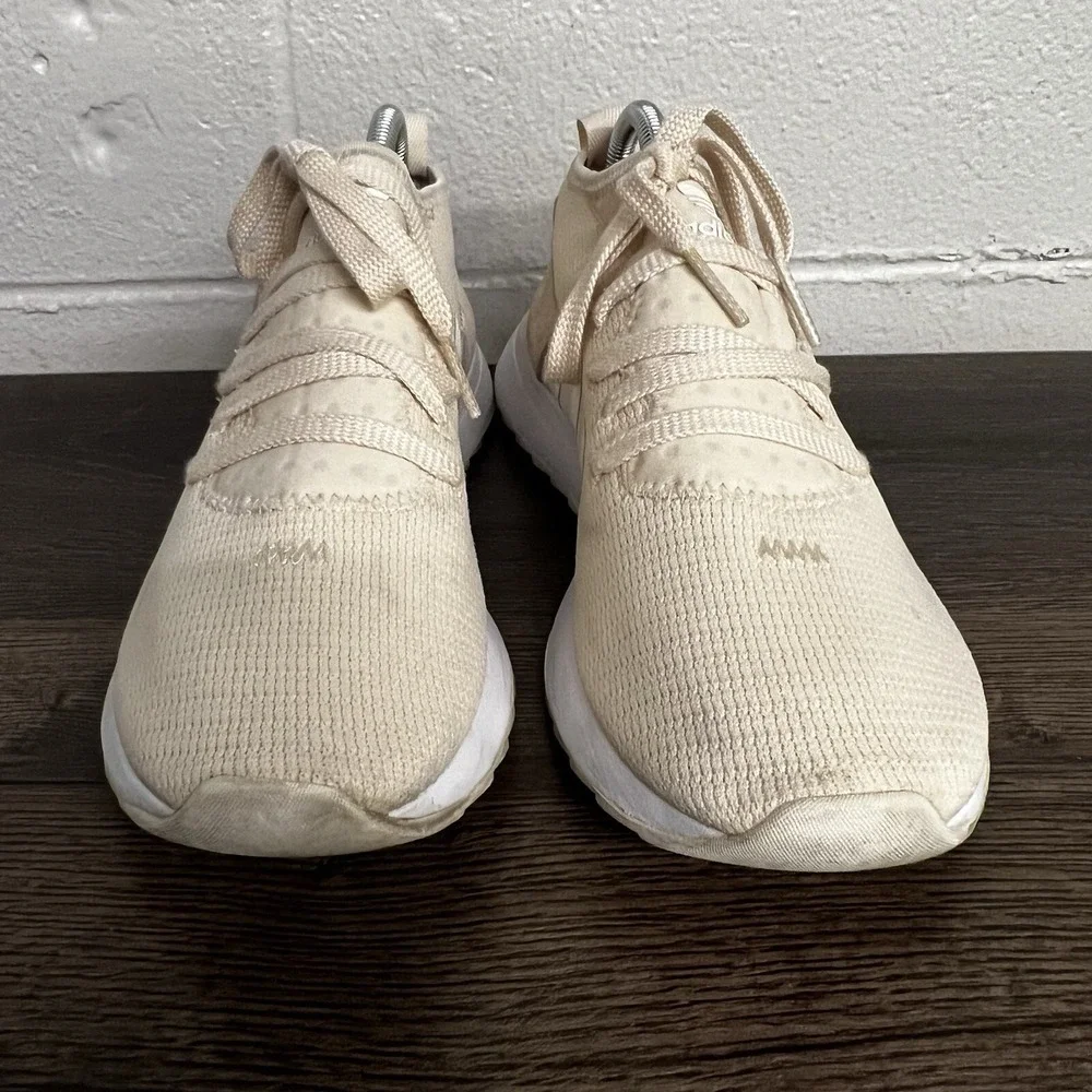 Adidas Womens Originals Flashback Tennis Shoes Beige BY9642 Lace Up Low Top 10 M